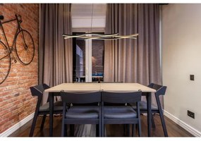 Globo 67206HW - LED Csillár zsinóron GERONIMO LED/35W/230V fekete/barna