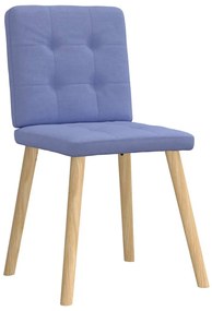étkezőszékek 6 db Jeans kék szövet