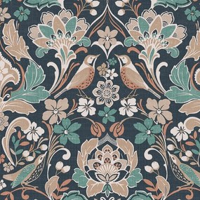 Arthouse Signature 2 Folk Floral barna-bézs madaras vlies tapéta – 100197AH