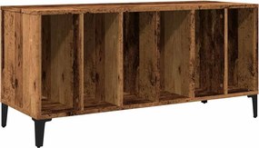 vidaXL antik fa színű szerelt fa hanglemezszekrény 100 x 38 x 48 cm