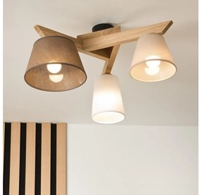 Fali lámpa ANTONIO 3xE14/40W/230V tölgy