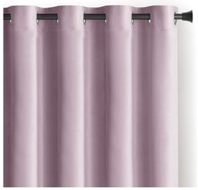 Világos rózsaszín bársony dimout (részleges sötétítő) függöny 140x245 cm Eyelets – Restilo
