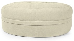 Világosszürke buklé babzsákfotel Roll 135 – SLOWDOWN