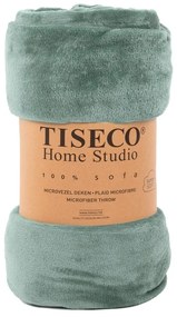 Zöld mikroplüss takaró, 220 x 240 cm - Tiseco Home Studio