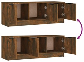 füstös tölgy színű szerelt fa TV-szekrény 102 x 35 x 36,5 cm