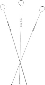 Rozsdamentes acél grillező nyárs szett 10 db-os – Orion