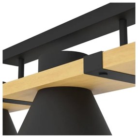 Eglo 43955 - Mennyezeti lámpa MACCLES 3xE27/15W/230V