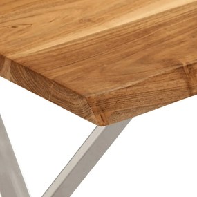 tömör akácfa pad természetes éllel 105 cm