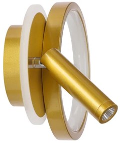 LED fali spotlámpa MONET LED/15W/230V arany