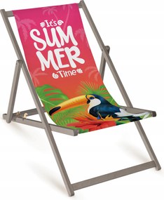 Kerti Strand Napozóágy Nyomtatott Fulllprint Summer Time Fa Napozóágy Erős