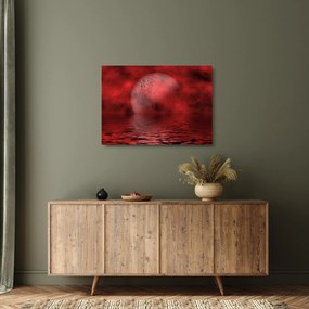 Kép - Hold a felszínen (üvegen) (70x50 cm)