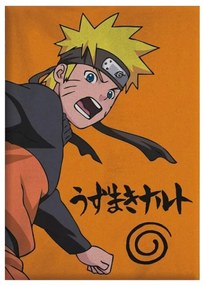 Naruto polár takaró orange 100x140cm