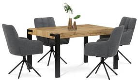 Étkezőasztal 140×88 cm, MDF, vad tölgy, HT-725 OAK