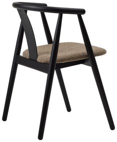 Fekete-bézs étkezőszék Relate – Unique Furniture