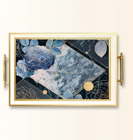 Üveg tálca, 38×24 cm – TPB9906