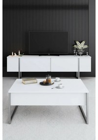 Luxe White and Silver konferenciaasztal