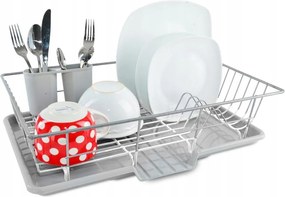 Szárítógép Csepegtető Edény Tányérok Evőeszközök Csepegtető Tálcával