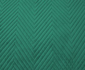 ARROW VELVET zöld bársony ágytakaró Méret: 200 x 220 cm