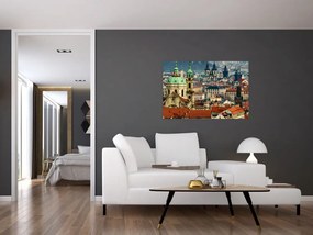 Kép - Prágai panoráma (90x60 cm)