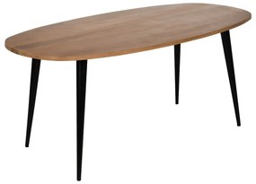 Mangófa étkezőasztal 90x180 cm Mahón – Ixia