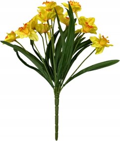 Nárcisz csokor mű nárcisz 45 cm sárga-narancssárga