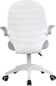 Irodai szék, szürke/fehér, PASTURA