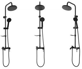 REA-P7005 - Zuhanyszett LUIS matt fekete