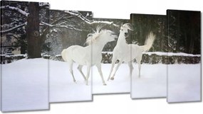 Vászonkép 150x80 Ló Lovak Lovaglás