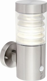 ENDON 72916 EQUINOX Modern Kültéri Fali Lámpa Átlátszó, Ezüst LED IP44
