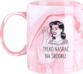 Bögre Márvány Ajándék Vicces Nap Csak Be Kell A Közepére