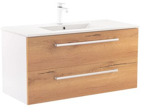 Vario Clam 100 Fürdőszoba alsó szekrény mosdóval