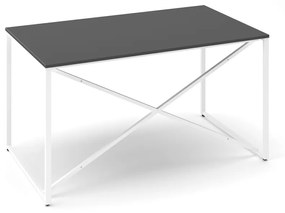 ProX asztal 138 x 80 cm, grafit / fehér