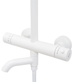 Termosztátos zuhanyszett Rea Lungo White Matt