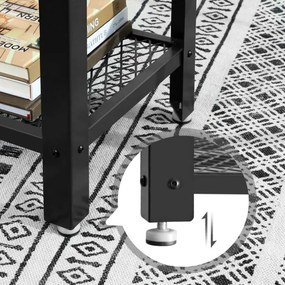 LUVOR kisasztal barna/fekete