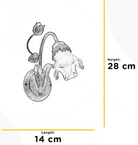 ONLI - Fali lámpa ARIANNA 1xE14/6W/230V