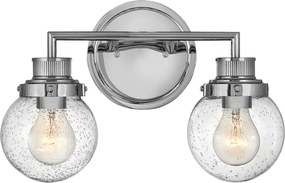 Quintiesse POPPY QN-POPPY2-PC-BATH Fali lámpa 2x60W/E27 IP44