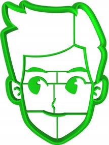 Forma Lyukasztó Mézeskalács kiszúró Apák Napja Apa 8,5cm