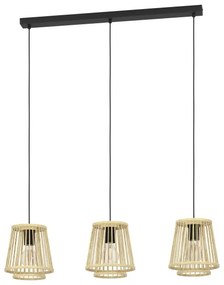 Eglo 43853 - Csillár zsinóron HYKEHAM 3xE27/40W/230V