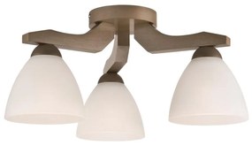 Fali lámpa ADRIANO 3xE27/60W/230V bükk