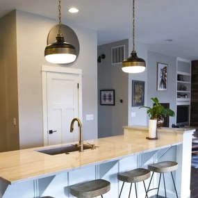 Feiss FE-CADENCE-2P-MB - Csillár láncon CADENCE 2xE27/75W/230V