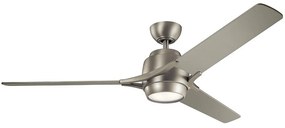 Kichler KLF-ZEUS-60-BN -LED Dimmelhető mennyezeti ventilátor ZEUS LED/10W/230V + távirányító