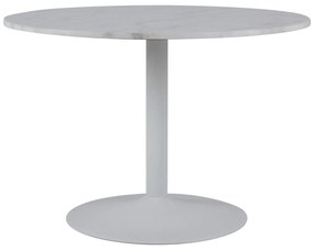 Asztal Oakland 262Fehér márvány, 75cm, Márvány, Fém