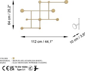 Fali fogas, 112×64 cm – TR494PYT1131