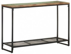 tömör újrahasznosított fa tálalóasztal 110 x 35 x 75 cm