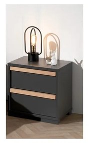 Sötétszürke gyerek éjjeliszekrény London – Vipack