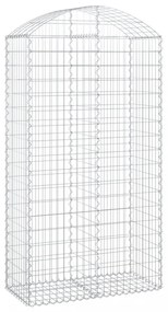 íves horganyzott vas gabion kosár 100x50x180/200 cm