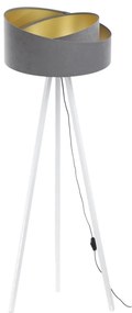 Állólámpa GALAXY 1xE27/60W/230V szürke/fehér