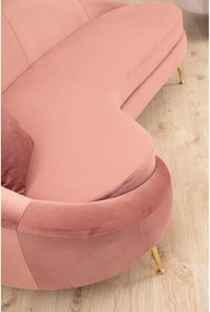 Világos rózsaszín kanapé 255 cm Eses – Artie