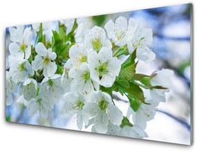 Üvegkép Virág falevelek Nature 100x50 cm
