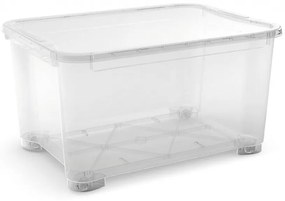 Curver T Box XXL műanyag tárolódoboz 145L transzparens 80x58x44cm